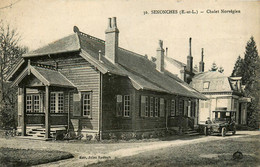 Senonches * Chalet Norvégien * Villa * Automobile Voiture Ancienne - Autres & Non Classés