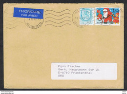 FINLAND: 1992 COUVERT WITH:  1 M. 50 + 1 M. 40 (917 + 996) - TO GERMANY - Storia Postale