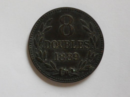 GREAT BRITAIN (1864-1911): GUERNESEY  8 DOUBLES 1889 - Guernesey