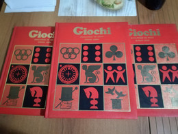 ENCICLOPEDIA DEI GIOCHI -EDIZIONI LIBREX MILANO 1969 TRE VOLUMI - Games