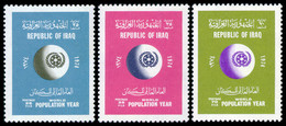 Iraq, 1975, World Population Year, United Nations, MNH, Michel 810-812 - Iraq