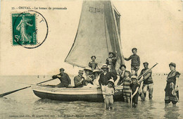 Onival * Le Bateau De Promenade * Baigneurs Baigneuses - Onival