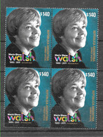 #10072 ARGENTINE,ARGENTINA 2021 MARIA E WALSH MUSIC LITERATURE WRITER POETIST SINGER CHILD SONGS Bloc Of 4MNH - Nuevos