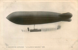 Aviation * Carte Photo * Le Dirigeable , Zeppelin , Saucisse LE CLEMENT BAYARD * 1908 - Aeronaves
