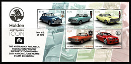 Australia 2021 HOLDEN ICON APF TOOWOOMBA One-Frame Stamp Exhibition MNH - Nuevos