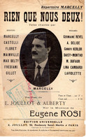 PARTITION MUSIQUE- VALSE RIEN QUE NOUS DEUX-MARCELLY-CASTELLI-JOULLOT ALBERTY- LAVIOLETTE-REVEL-DELIDE-PARIS - Partitions Musicales Anciennes