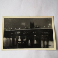 Koln // Photo - AK // Koln Am Abend 1950 - Köln