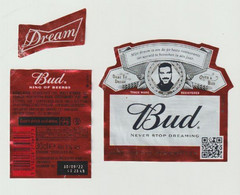 Bier Etiket-beerlabel BUD Anheuser-Busch (USA) Dare To Dream Over A BUD Ron - Birra