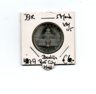 DUITSLAND DDR 5 MARK 1987A  BERLIN RED CITY HALL - 5 Marcos