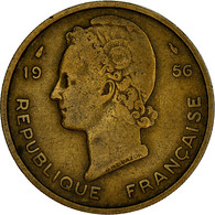 Monnaie, French West Africa, 25 Francs, 1956, TB+, Aluminum-Bronze, KM:7 - Elfenbeinküste