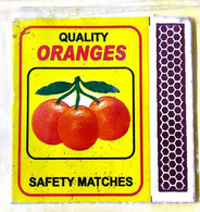 Match Box (Without Sticks) Orange 5/14 (**) Inde Indien India - Boites D'allumettes