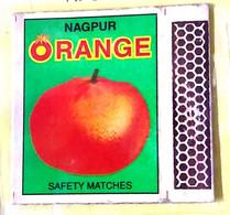 Match Box (Without Sticks) Orange 8/14 (**) Inde Indien India - Boites D'allumettes