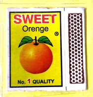 Match Box (Without Sticks) Orange 10/14 (**) Inde Indien India - Boites D'allumettes