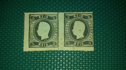1866/67 - D.LUIS I , DENTEADO PARTICULAR DE LINHA - RR - Unused Stamps