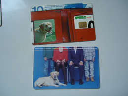 NETHERLANDS  USED PHONECARDS  ANIMALS DOGS - Autres & Non Classés