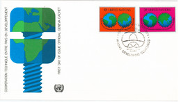 Enveloppe FDC Nations Unies - Coopération Technique Entre Pays En Développement - New York - 1978 - Cartas & Documentos