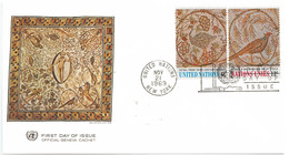 Enveloppe FDC United Nations - Mosaic Of The Four Seasons - New York - 1969 - Storia Postale