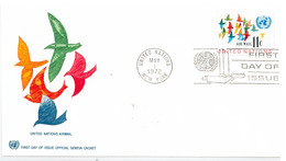 Enveloppe FDC United Nations - United Nations Airmail - New York - 1972 - Briefe U. Dokumente