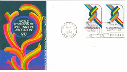 Enveloppe FDC United Nations - World Federation Of United Nations Associations - New York - 1976 - Covers & Documents