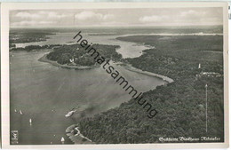 Berlin-Wannsee - Gaststätte Blockhaus Nikolskoe - Foto-Ansichtskarte - Fliegeraufnahme - Verlag Klinke & Co. Berlin - Wannsee