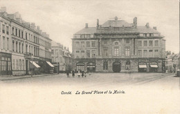 A2799 Condé La Grand Place Et La Mairie - Conde Sur Escaut