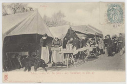 Cpa Poitou - Scènes Rurales - Foire - Les Restaurants En Plein Air    ( S. 7983 ) - Poitou-Charentes