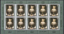 Litauen Lietuva 1996 - Mi.Nr. 608 Kleinbogen - Postfrisch MNH -  Europa CEPT - 1996