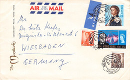 HONGKONG - AIR MAIL 1966 > WIESBADEN/DE / ZM3 - Brieven En Documenten