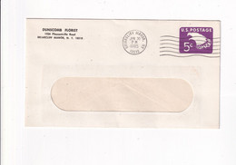 Used Envelope - Briarcliff Manor - 1965 - Dunscomb Florist - 1961-80