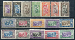 Sénégal          53/68 ** - 69 *  Très Légère - Unused Stamps