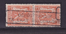 DDAA 577 - Paire Du TP 419 Petit Sceau - Annulation Par Griffe Encadrée Bilingue DEPOT TARDIF - 1935-1949 Small Seal Of The State