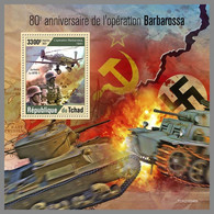 CHAD 2021 MNH WWII Operation Barbarossa S/S - OFFICIAL ISSUE - DHQ2148 - Guerre Mondiale (Seconde)