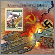 CHAD 2021 MNH WWII Operation Barbarossa S/S - IMPERFORATED - DHQ2148 - Guerre Mondiale (Seconde)