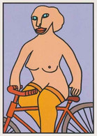 Cpm 1741/123 ERGON - Femme à Bicyclette - Vélo - Cyclisme - Bicycle - Illustrateurs - Illustrateur - Ergon