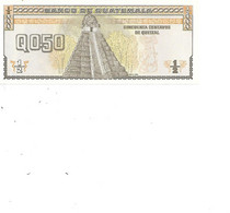 GUATEMELA BILLET 0.50 QUETZAL - Guatemala