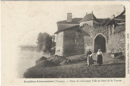 86   Availles  Limousines  -   Porte  De L'ancienne Ville   Au Bord De La Vienne - Availles Limouzine