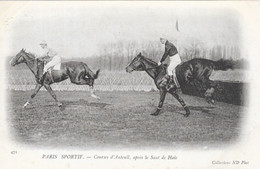 Hippisme - Paris Sportif - Courses D'Auteuil Après Le Saut De Haie - Collection ND Phot, Carte Dos Simple Non Circulée - Horse Show