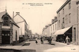 La Turballe * Grande Rue Et Hôtel Du Commerce * Attelage - La Turballe