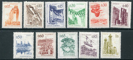 YUGOSLAVIA 1966 Revalued Currency Definitive (11) MNH / **.  Michel 1155-56, 1164-72 - Ungebraucht