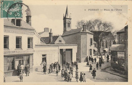 PUSSAY PLACE DE L'ORME 1909 RARE - Autres & Non Classés