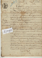 VP18.563 - RIAILLE - Acte De 1841 - Partage Entre Mrs LEQUIPE X DESORMEAUX & BOISSELIER De TEILLE - Manuscrits