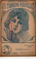 PARTITION MUSIQUE- EDITION PROPAGANDE-CHANSONS NOUVELLES BENECH-NINETTA LA CREOLE-LA VOIX PIERRES-PARIS 1923 - Partituras