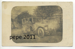 Carte Photo Automobile Ancienne - 1918 - Conduite Intérieure - Chauffeur - Autres & Non Classés