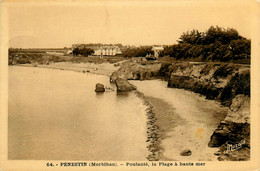 Penestin * Poulanté , La Plage à Haute Mer - Pénestin