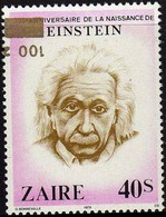1357** - Surcharge Renversée / Omgekeerde Opdruk - Rückwärtsüberlastung - Reverse Overload - ZAÏRE - Albert Einstein