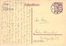 MiNr.PP89 Luftpostkarte 1927 Zittau - Luftpost