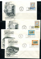 UN Accumulation 1966 12 First Day Of Issue Covers + Postal Card Used 11876 - Collections, Lots & Series