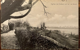 EGLISE DE COTTERD & LAC DE MORAT - SALAVAUX - VULLY LES LACS - BELLERIVE 1913 - VD Vaud