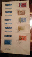 5 FDCs First Day Covers 1968 Liban Lebanon Mexico Olympic Games - Lebanon