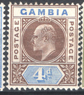 Gambia 1901 Y.T.33 */MH VF/F - Gambia (...-1964)